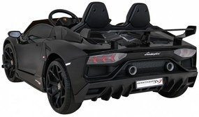 Lamborghini SVJ DRIFT pre 2 deti Black + funkcia Drift + Diaľkové ovládanie + MP3 LED + Free Start
