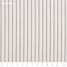 Béžová čalúnená jednolôžková posteľ s úložným priestorom 90x200 cm Cabana – Meise Möbel