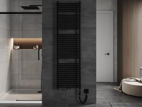 Mexen Mars, elektrické vykurovacie teleso 1800 x 500 mm, 900 W, čierna, W110-1800-500-2900-70