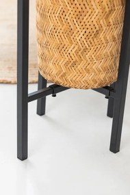 Stojan na kvety PILLAR čierny