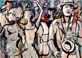 Obraz - Jazzová noc (70x50 cm)