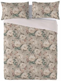 Obliečky zo zmesi bavlny a ľanu Rose, 220 x 200 cm, 2 ks 70 x 80 cm
