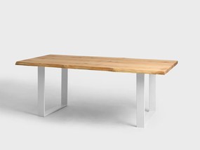 Jedálenský stôl FELD - 180x90cm,RAL9003-Biela