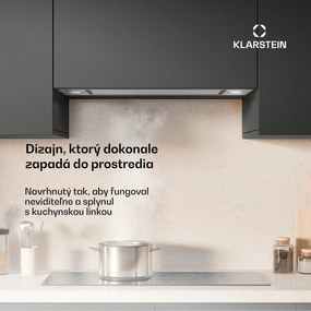 Klarstein TurboMax odsávač pár, 380 m³/h, Účinnosť A+, Dvojitá prevádzka, 3 úrovne, LED