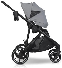 Súrodenecký kočík EasyGo Duoflex Cloudy Gray 2 športové časti