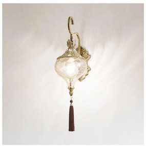 Ideal Lux - Nástenná lampa HAREM 1xE27/42W/230V mosadz
