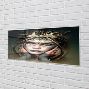 Obraz plexi Ženské modré oči 120x60 cm