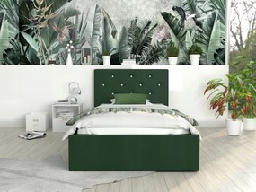 120X200 matrac Zdvíhacia Posteľ Automat Do Hotela Pohodlná zelená