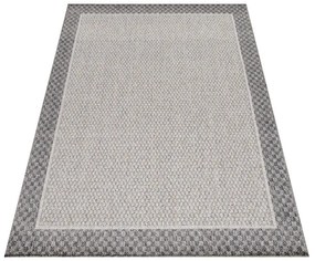 Ayyildiz, Kusový koberec Aruba 4905 cream – na von aj na doma, 120x170, šedá, chodba / predsieň