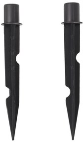 Solight WO7202 - LED Solárna lampa so senzorom PALERMO LED/5W/2000mAh IP54 čierna