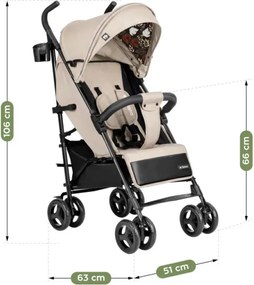 Športový kočík Davos 35 béžový
