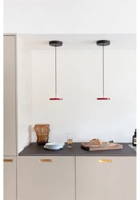 Červené LED závesné svietidlo s kovovým tienidlom ø 15 cm Asteria Micro – UMAGE