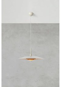 Béžové závesné svietidlo s kovovým tienidlom ø 57 cm Piny – Markslöjd