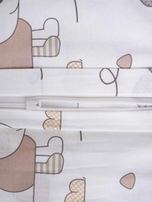 Bavlnená obliečka na vankúš Renforcé 50 x 70 cm – Psia pohoda