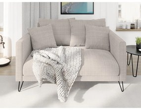 Svetlohnedá ženilková pohovka 140 cm Freya – Ropez