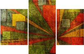 Obraz geometrické abstrakcie (90x60 cm)