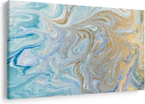 Obraz - Modrý mramor (90x60 cm)