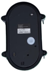 Vonkajšie nástenné svietidlo zelené oválne IP44 - Noutica