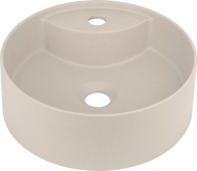 Deante Umývadlo na dosku Silia ø36 cm - CQS 5U4B, granit, béžové