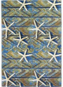 Koberce Breno Kusový koberec AQUARIUM 630/Q04X, modrá, viacfarebná,120 x 180 cm