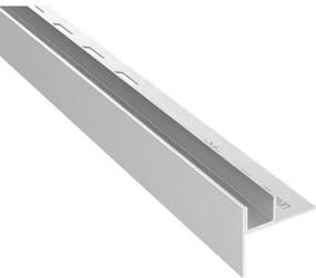 Mexen Line-B lišta na sklo 180 cm ľavá, brúsená oceľ, 181004180L