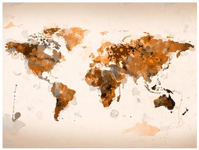 Artgeist Fototapeta - World in brown shades Veľkosť: 196x154, Verzia: Samolepiaca
