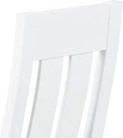 Sconto Jedálenská stolička BELA biela/hnedá