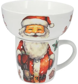 Raňajková sada Santa, 2 ks, porcelán