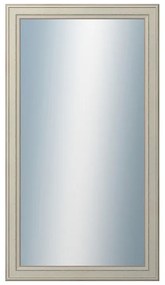 DANTIK - Zrkadlo v rámu, rozmer s rámom 50x90 cm z lišty STEP biela (3018)