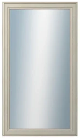 DANTIK - Zrkadlo v rámu, rozmer s rámom 50x90 cm z lišty STEP biela (3018)