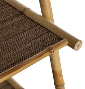 Bambusový regál v prírodnej farbe 48x152x50 cm Manali – Ixia