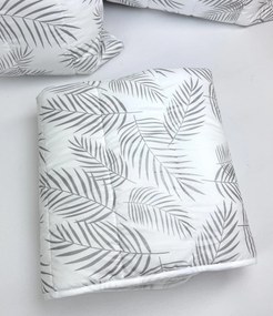 Set paplón + vankúš Elegantné listy 140x200/70x90 cm – mikrovlákno, duté vlákno, celoročné použitie
