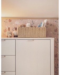 Béžová nízka detská komoda 144,5x52 cm Miloo – Pinio