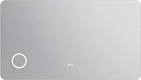 Erga Myra, LED zrkadlo 140x80 cm s kozmetickým zrkadlom 3x zväčšenie, 5082 lm, 3 farby svetla, zadné osvetlenie, ERG-V01-MYRA-1480-00