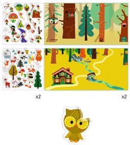 Magický les – príbehové samolepky