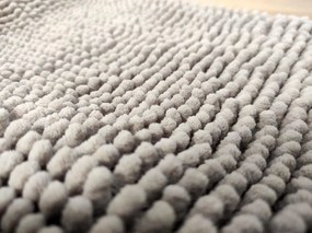 Kúpeľňová predložka LOOP - 50x80 cm - šedá