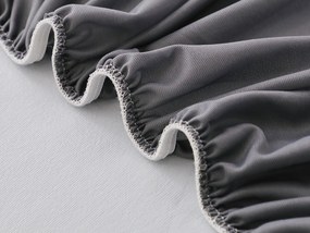 XPOSE® Froté chránič matraca Exclusive - sivý 90x200 cm