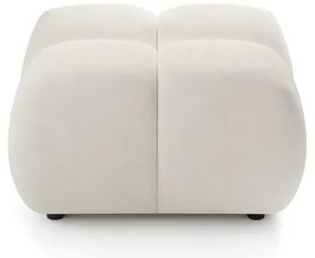 Čalúnený taburet ALMADA 72x72 cm béžový