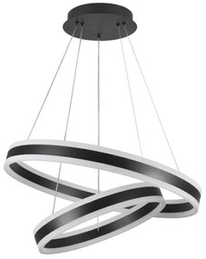 LED Stmievateľný luster na lanku LED/135W/230V 3000-6500K + diaľkové ovládanie