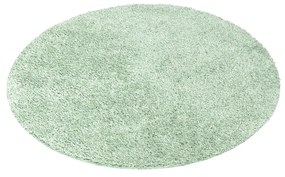 Dekorstudio Shaggy okrúhly koberec CITY 500 zelený Priemer koberca: 80cm