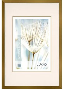 Fotorám 30x45, Quadro/GOLD