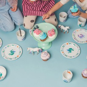 Bella Rose Detský porcelánový tanier Drak Ø 19 cm