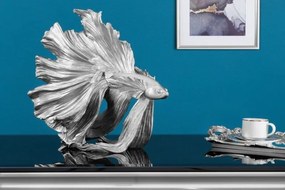 Ozdobná rybka Crowntail 35cm strieborná