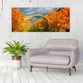 Obraz - Konitsa most (120x50 cm)