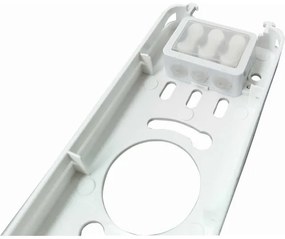 LED Kúpeľňové stropné svietidlo SLIDE LED/6/12/18/24W/230V IP44 biela