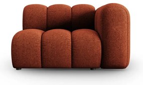 Modul pohovky v tehlovej farbe (pravý roh) Lupine – Micadoni Home