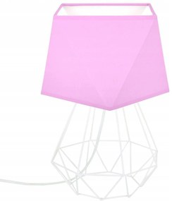 Stolná lampa Diamond 1, 1x textilné tienidlo (výber z 12 farieb), (výber z 3 farieb konštrukcie)