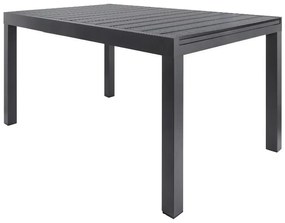 Livarno home Rozkladací záhradný stôl Miami + Záhradná stolička Miami, 6 kusov  (800008471)