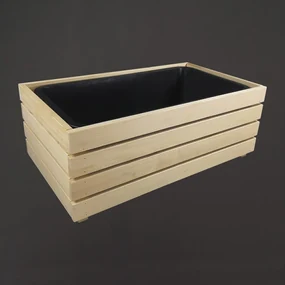 AMADEA Dřevěný designový vyvýšený záhon, 76x43,6x29,5cm