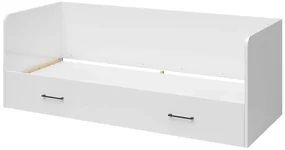 Jednolôžková rozkladacia posteľ 80 cm BRW Tetrix 13 (lesk biely) (s úl. priestorom). Akcia -35%. Vlastná spoľahlivá doprava až k Vám domov. 1098494